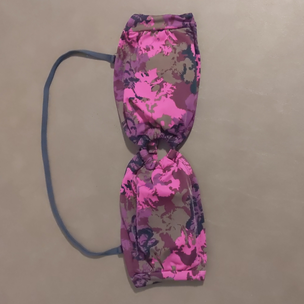 Converse One Star Bikini Top L Purples Removable Around the neck Straps